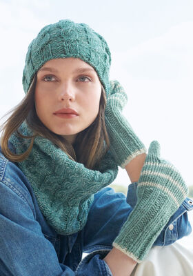 GERINGELTE HANDSCHUHE Alta Moda Cashmere 16 von Lana Grossa
