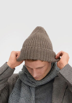 MÜTZE Cool Wool Superbig Mélange von Lana Grossa