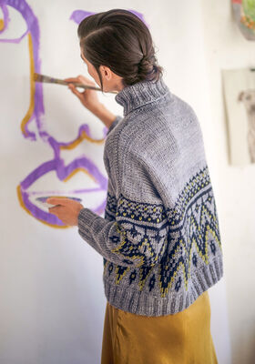 PULLOVER MIT NORWEGERMUSTER Brigitte No. 2 Vintage & Brigitte No. 2 von Lana Grossa