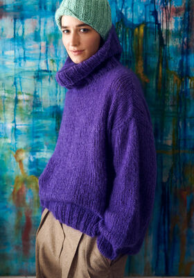 OVERSIZED MOHAIRPULLOVER Brigitte No. 3 von Lana Grossa