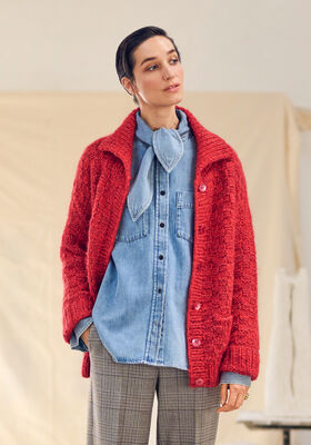 JACKE MIT TASCHEN Brigitte Silkdream, Brigitte No. 2 & Brigitte No. 3 von Lana Grossa