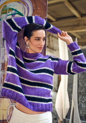 STREIFENPULLOVER Brigitte No. 2 & Brigitte No. 3 von Lana Grossa