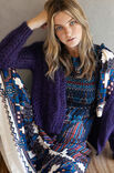 Lana Grossa JACKE MIT ZOPFMUSTER Brigitte No. 3 & Brigitte No. 4