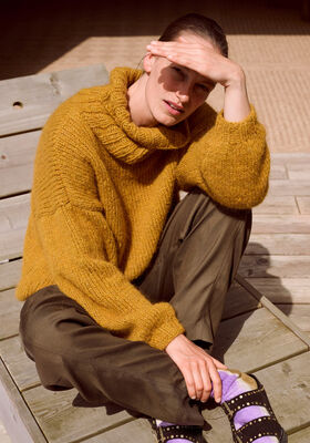 ROLLKRAGEN-PULLOVER Brigitte No. 2  & Brigitte No. 3 von Lana Grossa