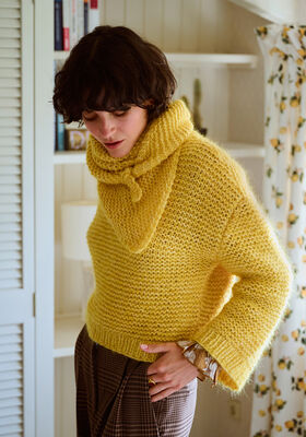 PULLOVER MIT TROMPETENÄRMELN Brigitte No. 2 & Brigitte No. 3 von Lana Grossa