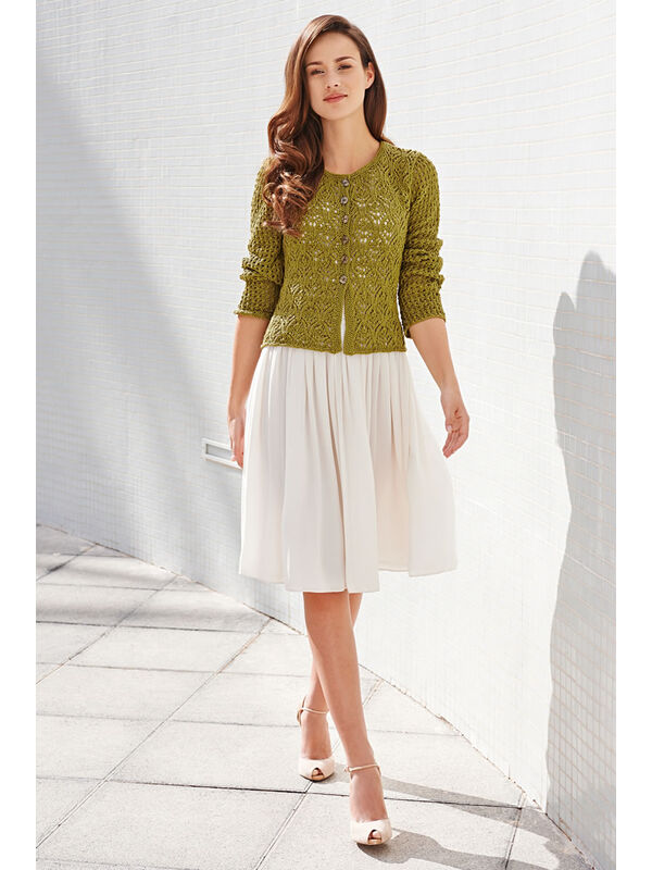 Lana Grossa JACKE MIT AJOURMUSTER Classico