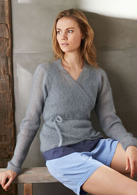 WICKELJACKE Silkhair von Lana Grossa
