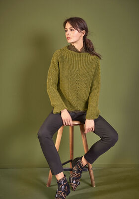 PULLOVER Cool Wool Big Melange von Lana Grossa