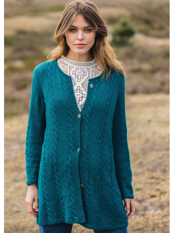 Lana Grossa CARDIGAN Cool Wool Melange