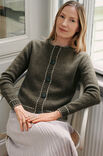 Lana Grossa CARDIGAN Cashmere Verde