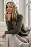 Lana Grossa CARDIGAN Cashmere Verde