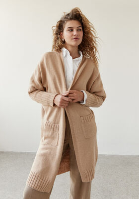 LONG CARDIGAN Landlust Alpaka Merino 160 von Lana Grossa