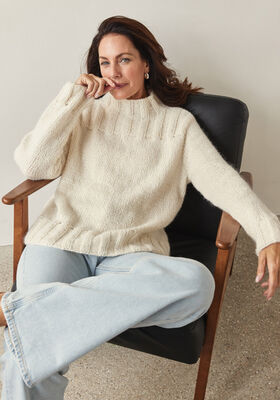 PULLOVER Brigitte No. 2 & Setasuri von Lana Grossa