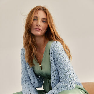 Lana Grossa CARDIGAN Alta Moda Cotolana