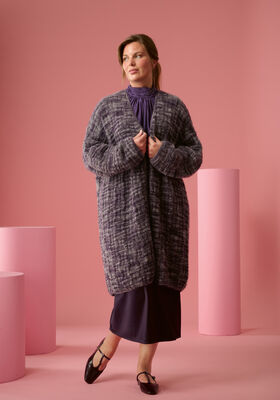 LONGCARDIGAN Pelo Cashmere von Lana Grossa