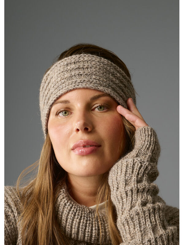 Lana Grossa STIRNBAND Alta Moda Alpaca