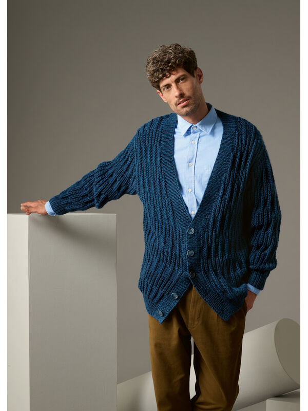 Lana Grossa CARDIGAN Cool Merino Big