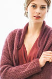 Lana Grossa JACKE IM AJOURMUSTER MIT ZOPF-BLENDE Splendid