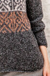 Lana Grossa V-PULLI MIT JACQUARDBORDÜRE Garzato Nuovo