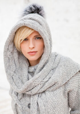 KAPUZENSCHAL Alta Moda Alpaca von Lana Grossa