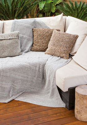 PLAID IM MUSTERMIX Linarte von Lana Grossa