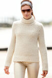 Lana Grossa ROLLKRAGENPULLI Colmo/Silkhair Paillettes