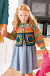 Lana Grossa KINDERJACKE MIT MOTIVEN UND NOPPENMUSTER Cool Wool Big Color/Uni/Melange/ Silkhair
