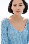 Lana Grossa PULLI IM ZOPFLOCHMUSTER Cashair
