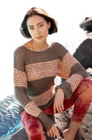 Lana Grossa PULLI IM RIPPENLOCHMUSTER Linarte/About Berlin Sparkly