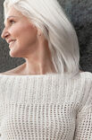 Lana Grossa RAGLANPULLI IM RIPPENMUSTER Only Cotton