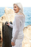 Lana Grossa PULLI MIT LOCHMUSTERBORDÜREN Silkhair Lusso/Ecopuno