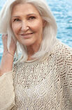 Lana Grossa PULLI MIT RAUTENAJOURMUSTER 365 Cashmere