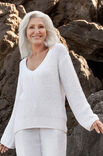 Lana Grossa PULLI IM HEBEMASCHENMUSTER Bottone
