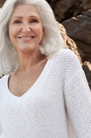 Lana Grossa PULLI IM HEBEMASCHENMUSTER Bottone