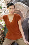 Lana Grossa TOP IM RIPPENMUSTER Ecopuno