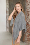 Lana Grossa DREIECKSTUCH MIT KRAUS RECHTS UND AJOUR Lace Seta Mulberry