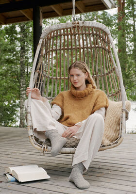PONCHO-PULLI Brigitte No. 2 & Brigitte No. 3 von Lana Grossa