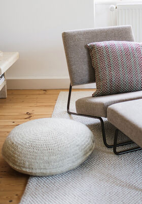 HÄKEL-POUF Landlust Winterwolle von Lana Grossa