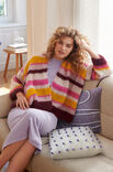 Lana Grossa STREIFEN-CARDIGAN Silkhair
