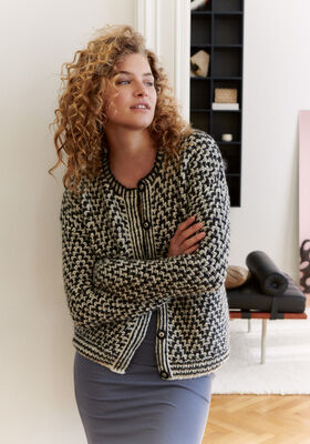 JACKE IM ZACKENMUSTER Brigitte No. 2 von Lana Grossa