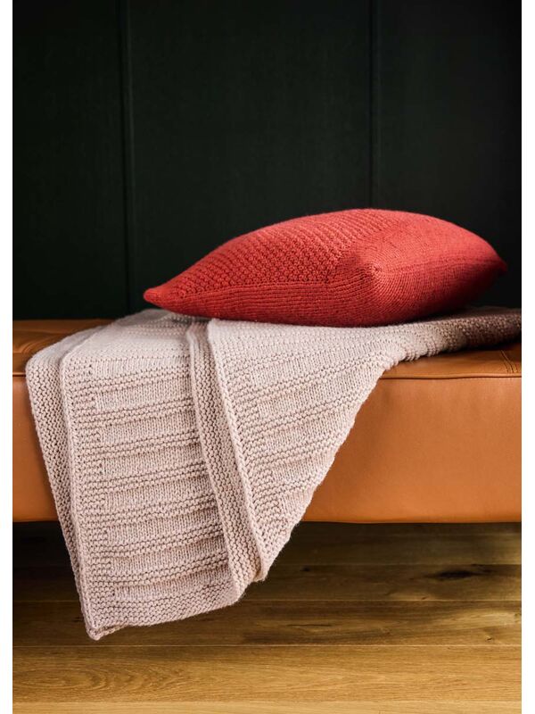 Lana Grossa DECKE GLATT RECHTS UND KRAUS RECHTS Alta Moda Cashmere 16