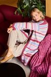 Lana Grossa MANTEL GLATT RECHTS IN STREIFEN Mohair Moda