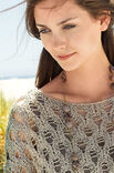 Lana Grossa PONCHO-PULLI IN AJOUR- Divino