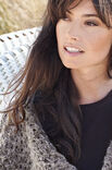 Lana Grossa CAPE IM LOCHMUSTER Garzato Fleece uni/Lace Pearls Degradé