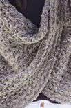 Lana Grossa CAPE IM LOCHMUSTER Garzato Fleece uni/Lace Pearls Degradé