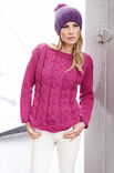 Lana Grossa PULLI MIT ZOPFMUSTER Alta Moda Cashmere