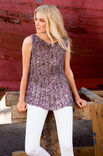 Lana Grossa TOP MIT LOCH-FALLMASCHENMUSTER Dacapo multi