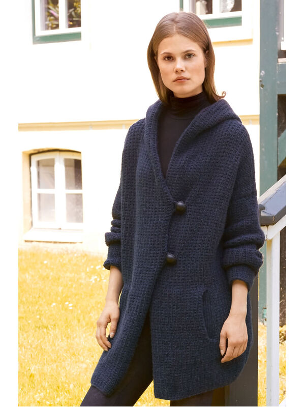 Lana Grossa JACKE MIT EINGENÄHTEN TASCHEN Alta Moda Cashmere 16