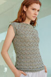 Lana Grossa TOP IM ZACKENAJOURMUSTER Ombra