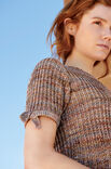 Lana Grossa MINIKLEID MIT RIPPEN- UND FALLMASCHENMUSTER Pappagallo